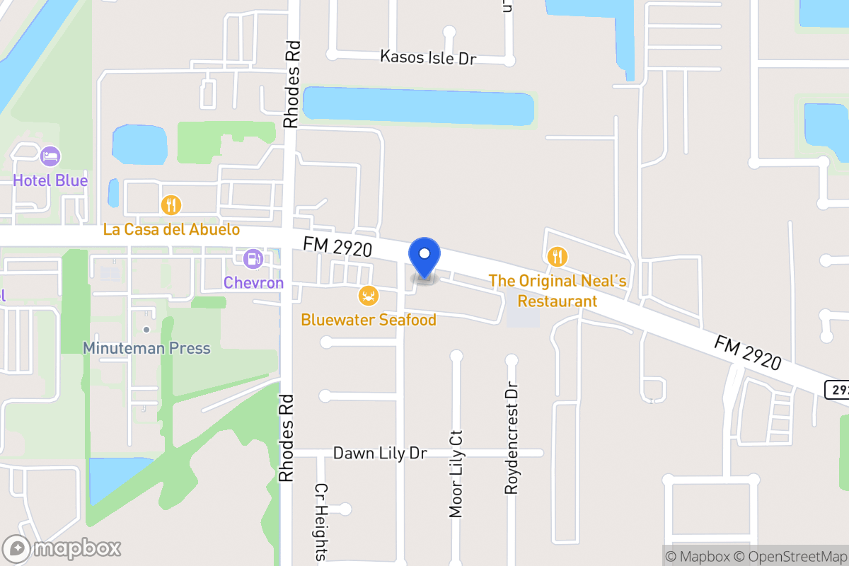 Map of 4919 Fm 2920 Rd, Spring