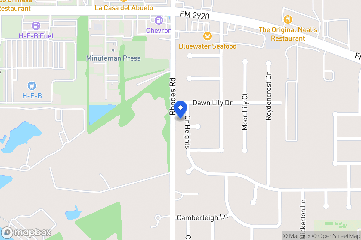 Map of 5127 Temple Bell Dr, Spring