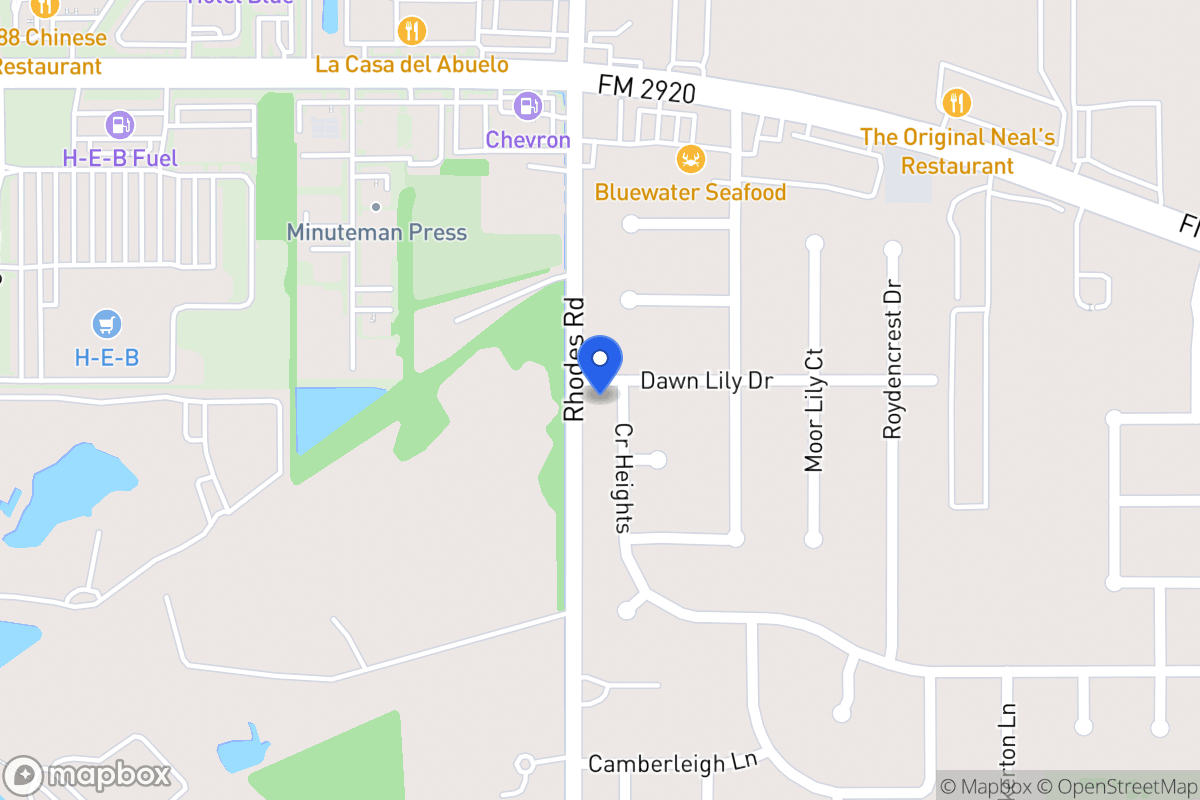 Map of 5135 Temple Bell Dr, Spring