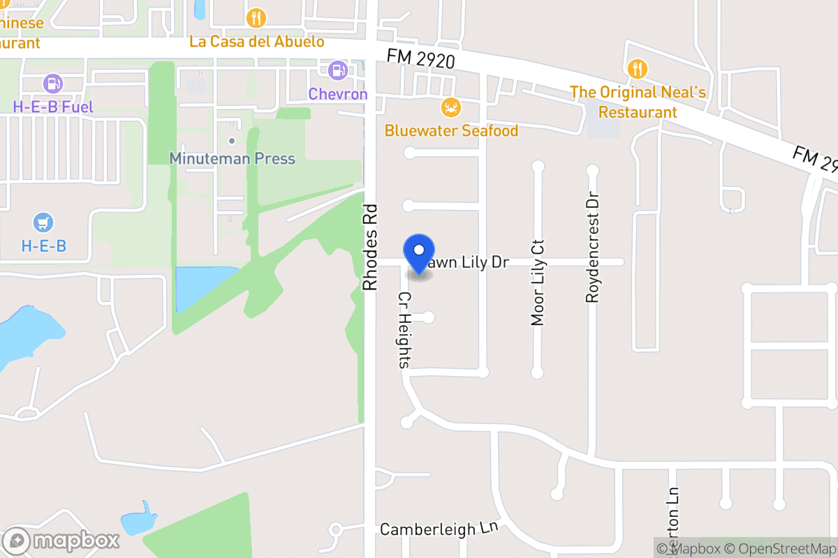 Map of 5019 Dawn Lily Dr, Spring