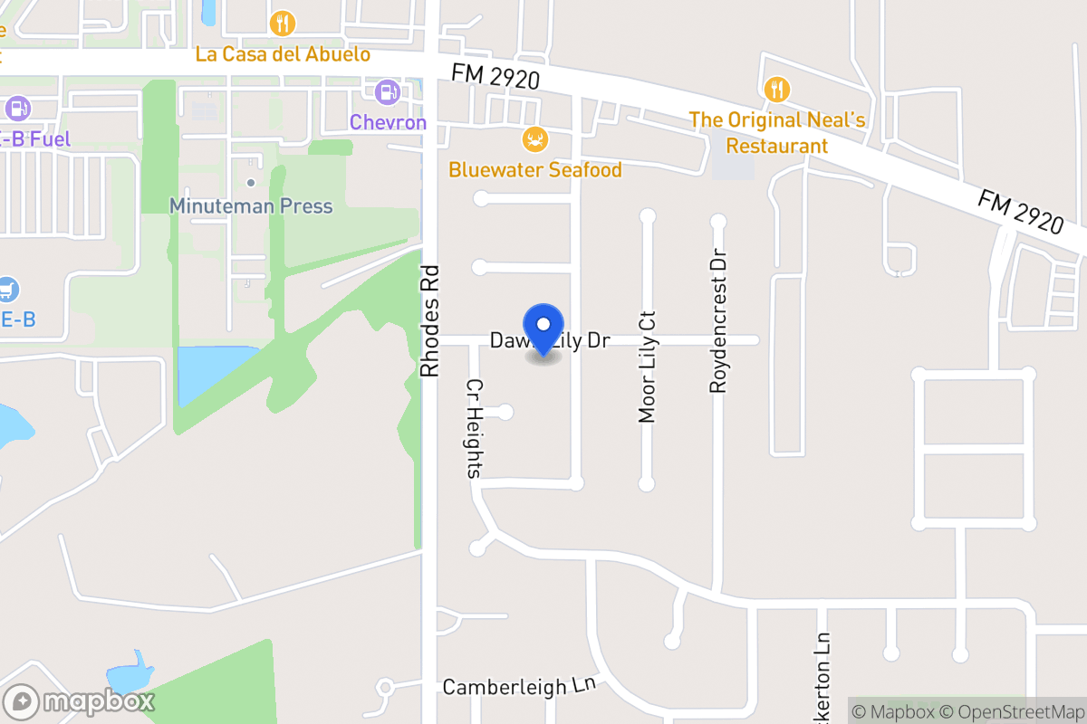 Map of 5007 Dawn Lily Dr, Spring