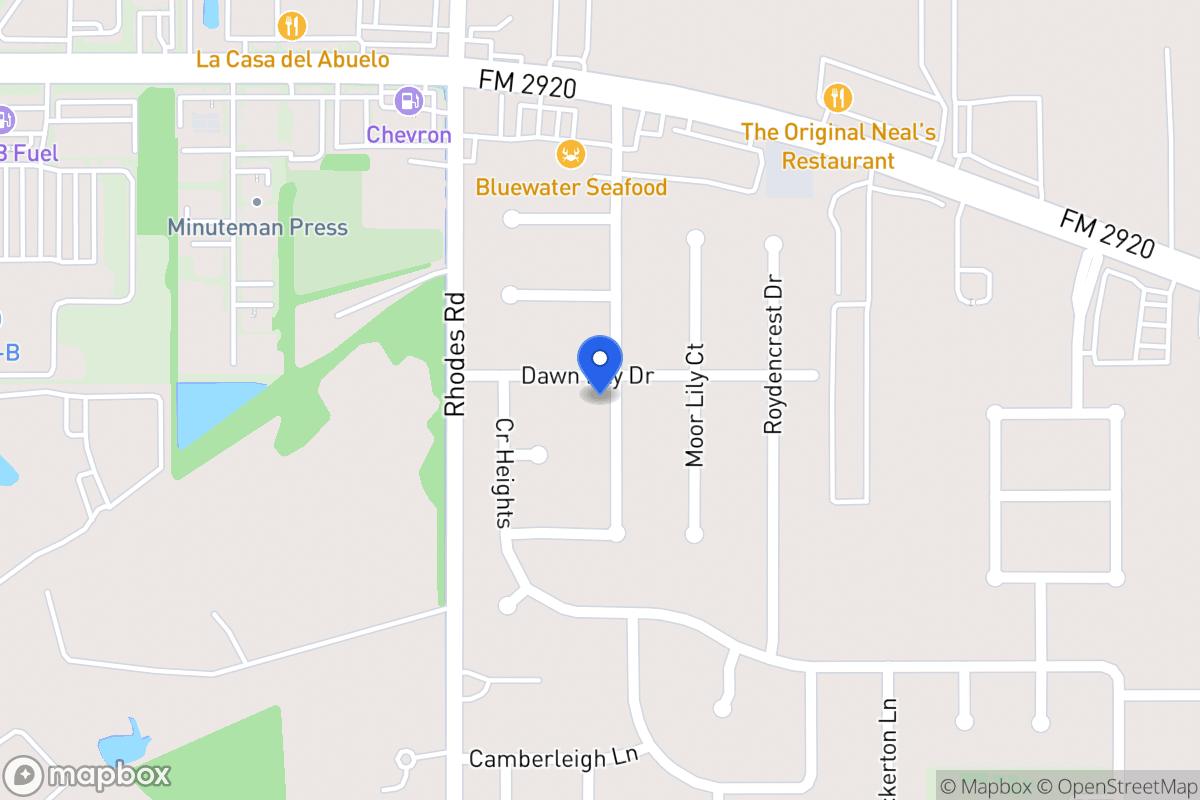 Map of 5003 Dawn Lily Dr, Spring