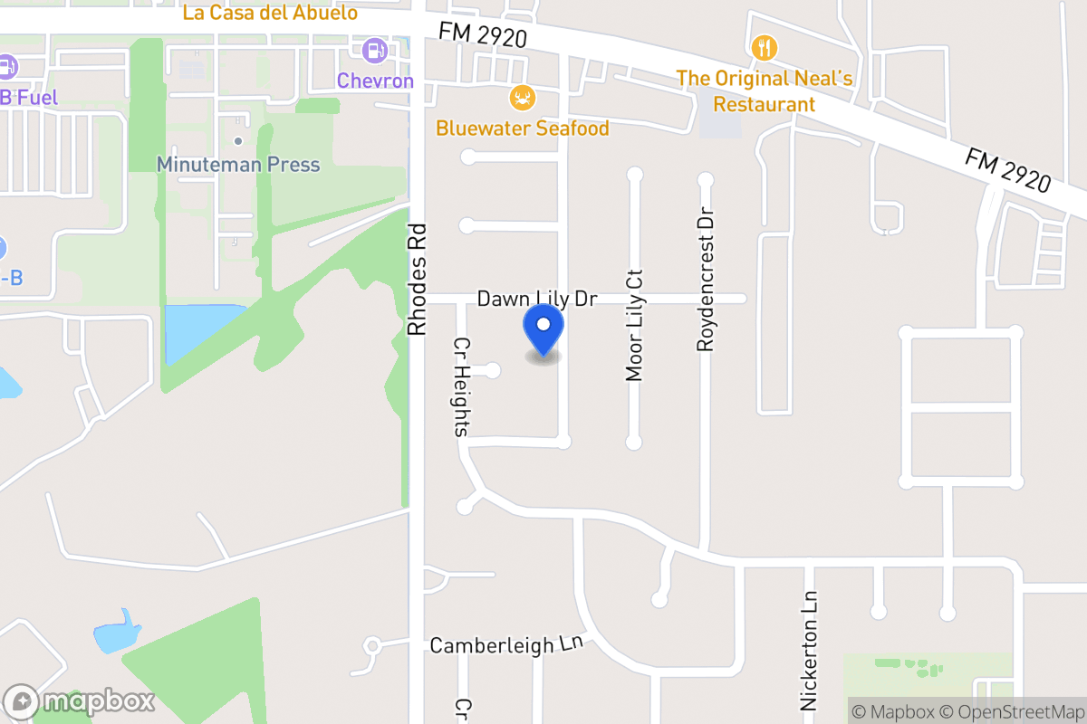 Map of 20923 Marcin Dr, Spring