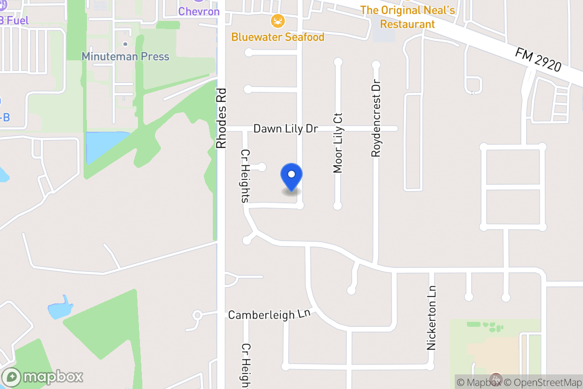 Map of 5010 Oaksedge Ln, Spring
