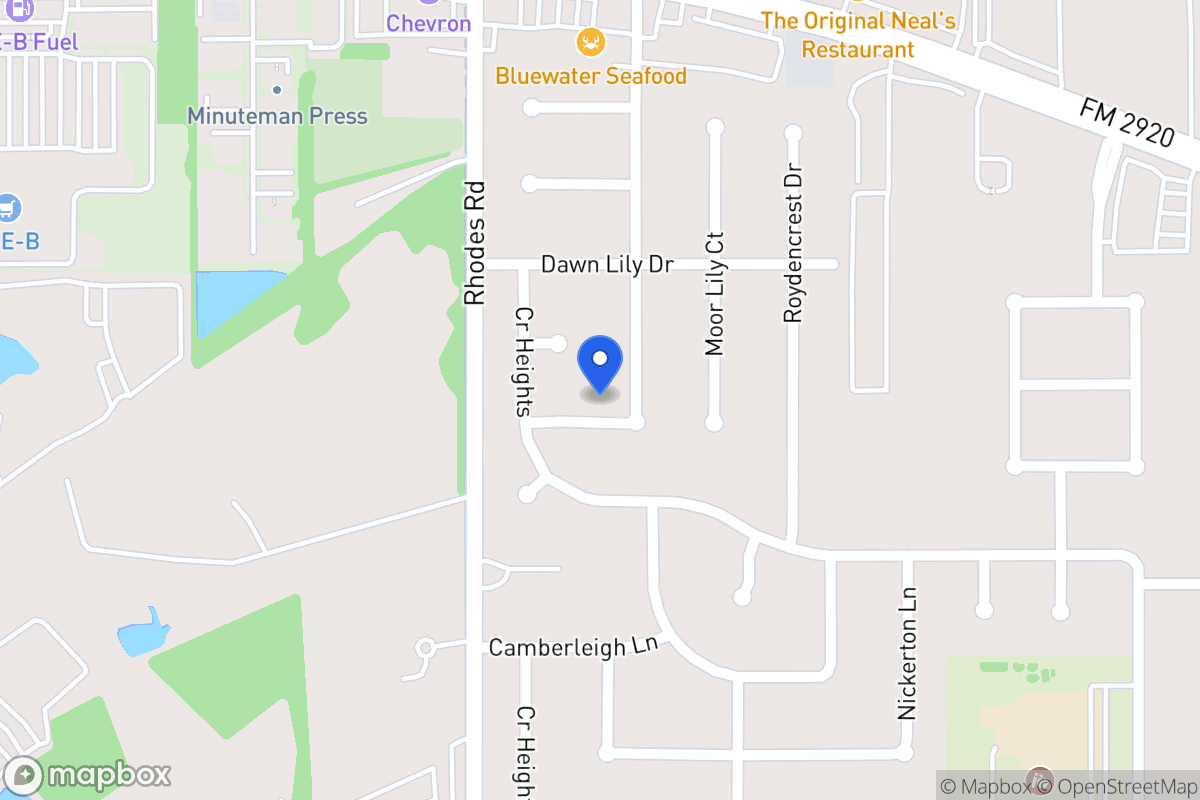 Map of 5014 Oaksedge Ln, Spring