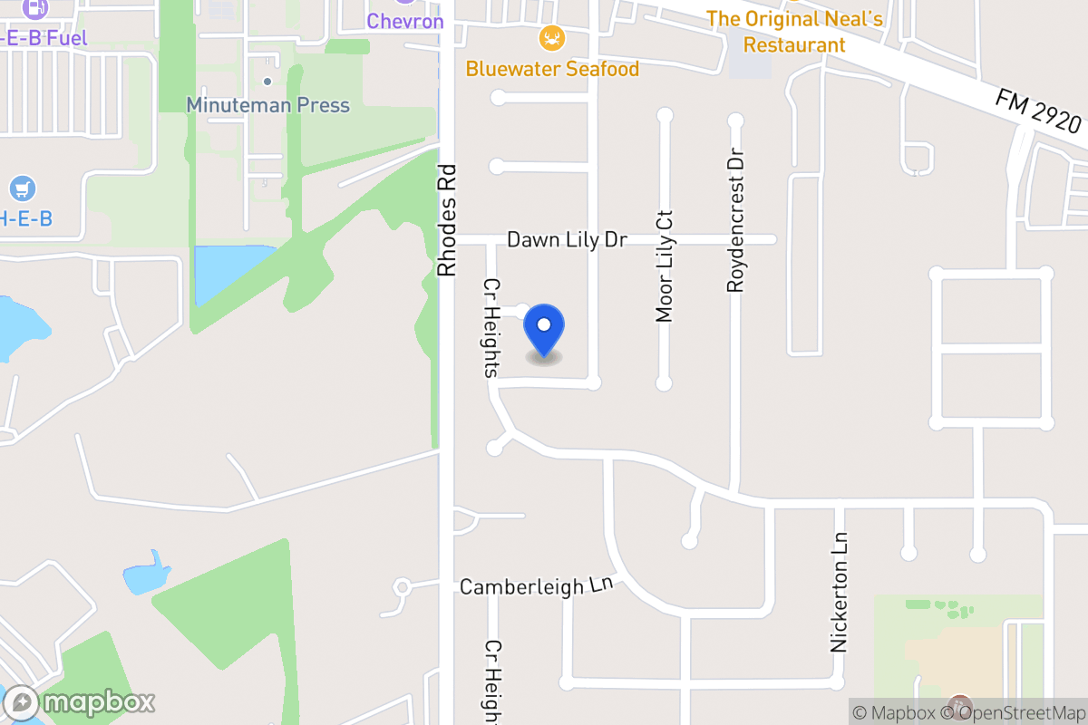 Map of 5018 Oaksedge Ln, Spring