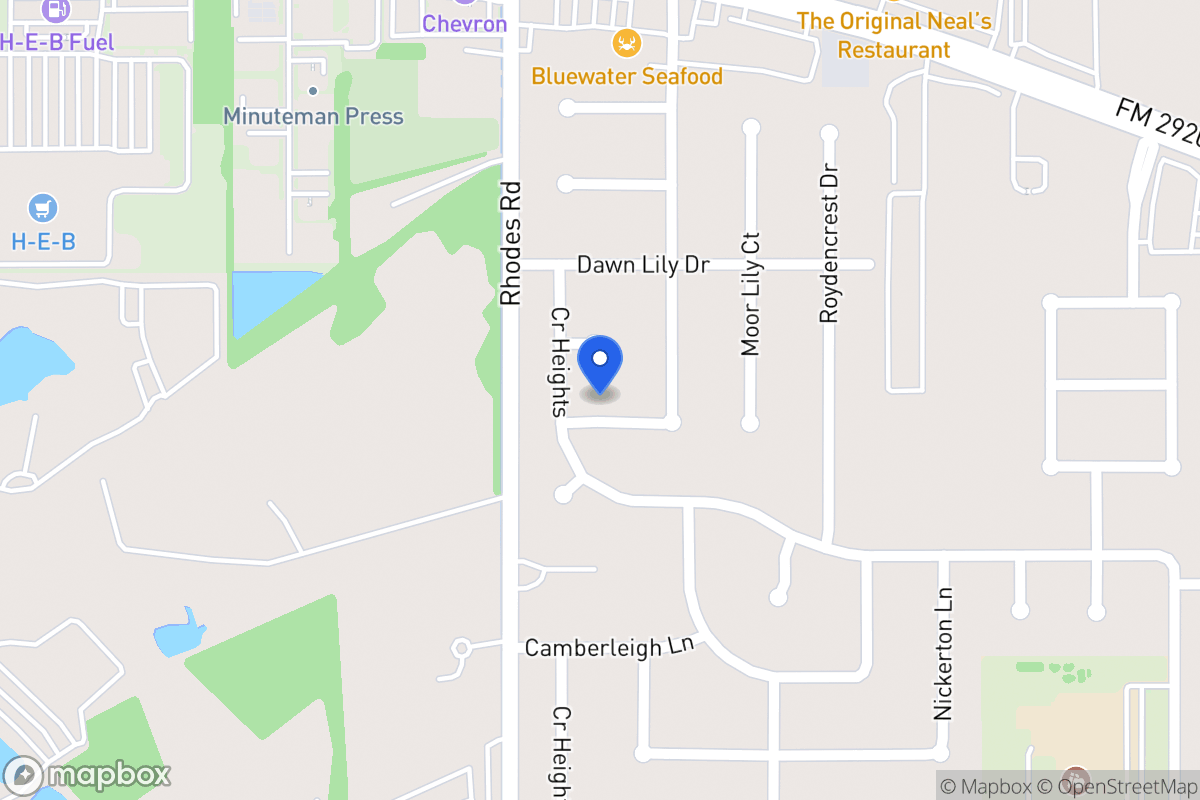 Map of 5022 Oaksedge Ln, Spring