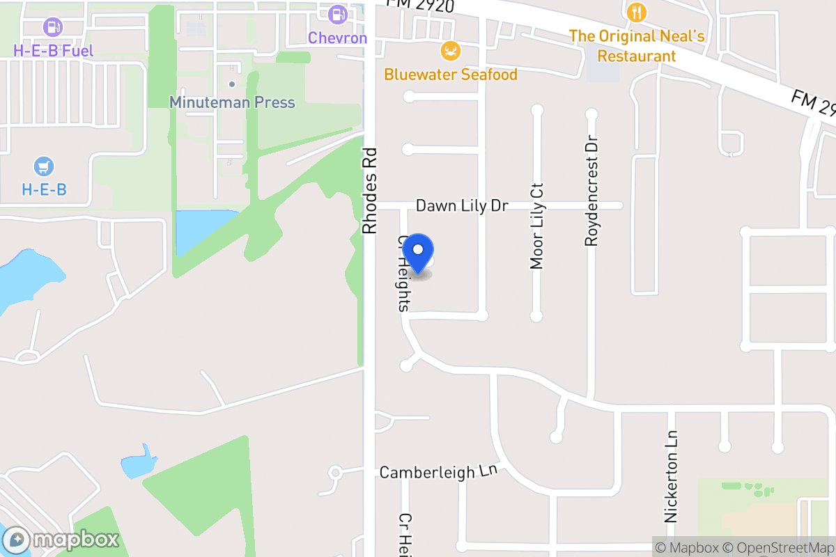 Map of 5011 Nightshade Ct, Spring