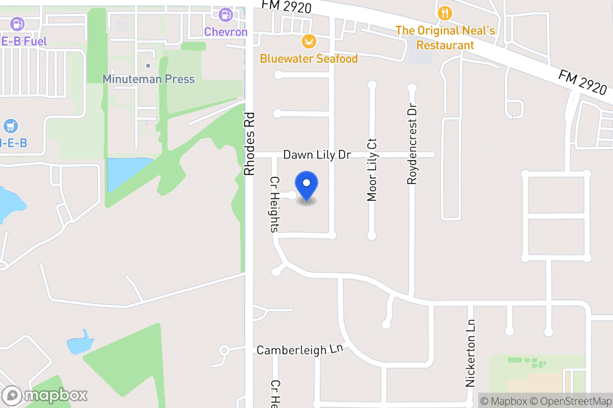 Map of 5003 Nightshade Ct, Spring