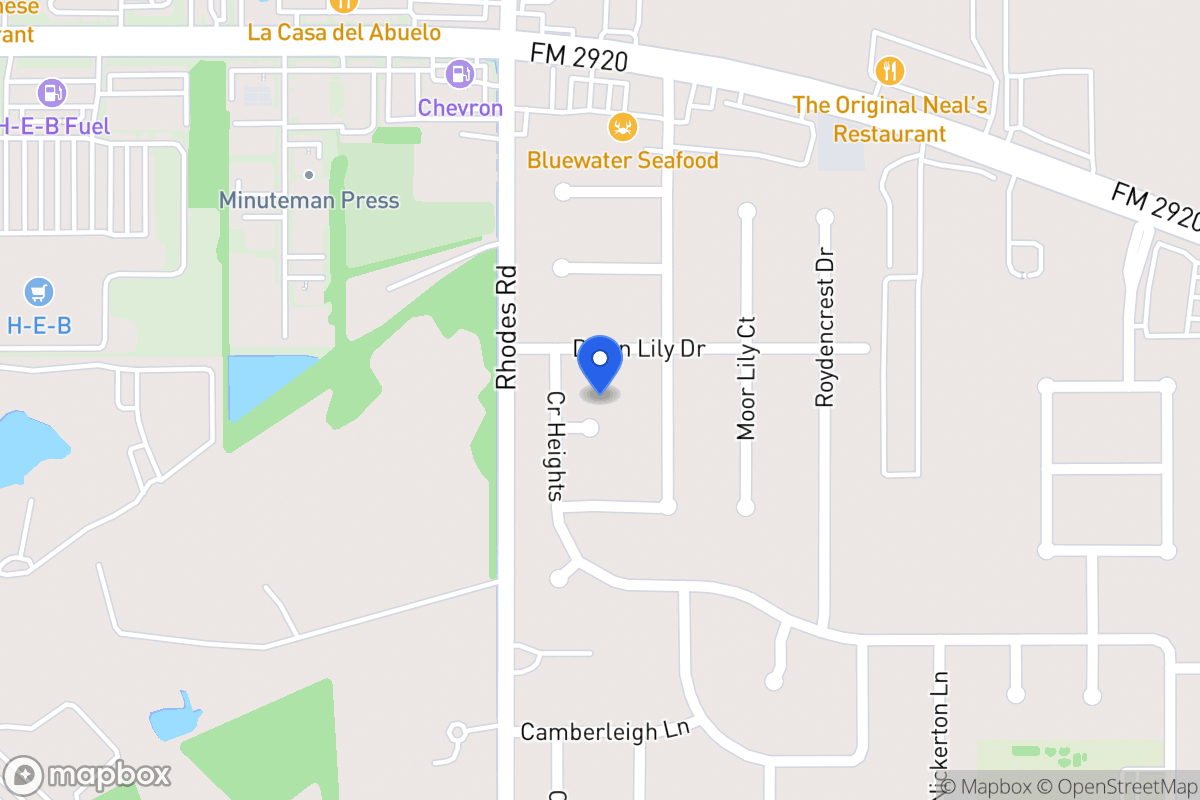 Map of 5006 Nightshade Ct, Spring