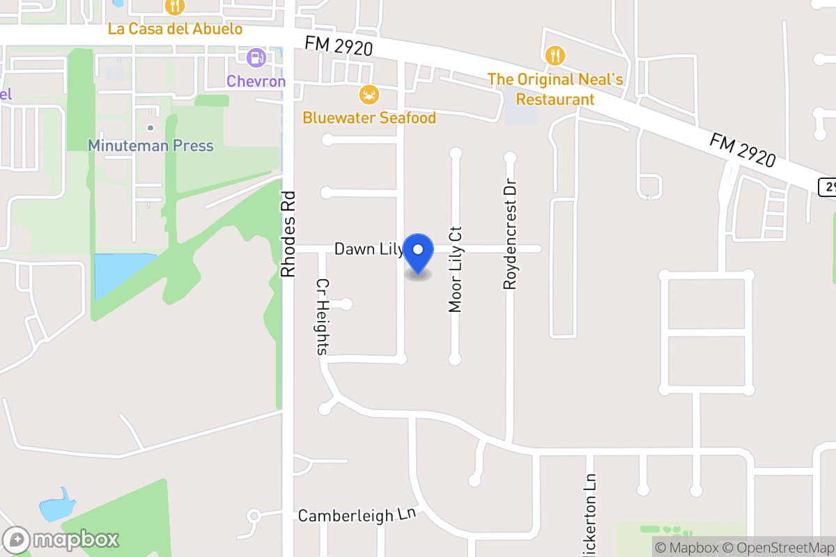 Map of 20926 Marcin Dr, Spring
