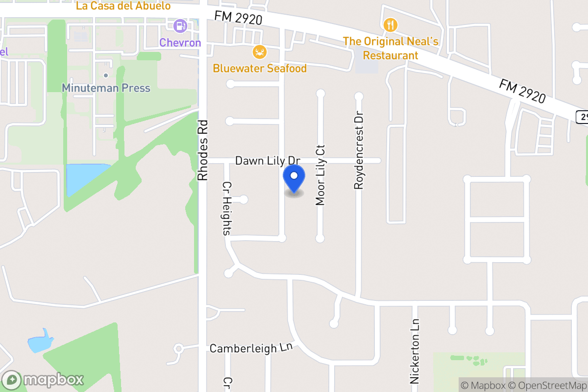 Map of 20922 Marcin Dr, Spring