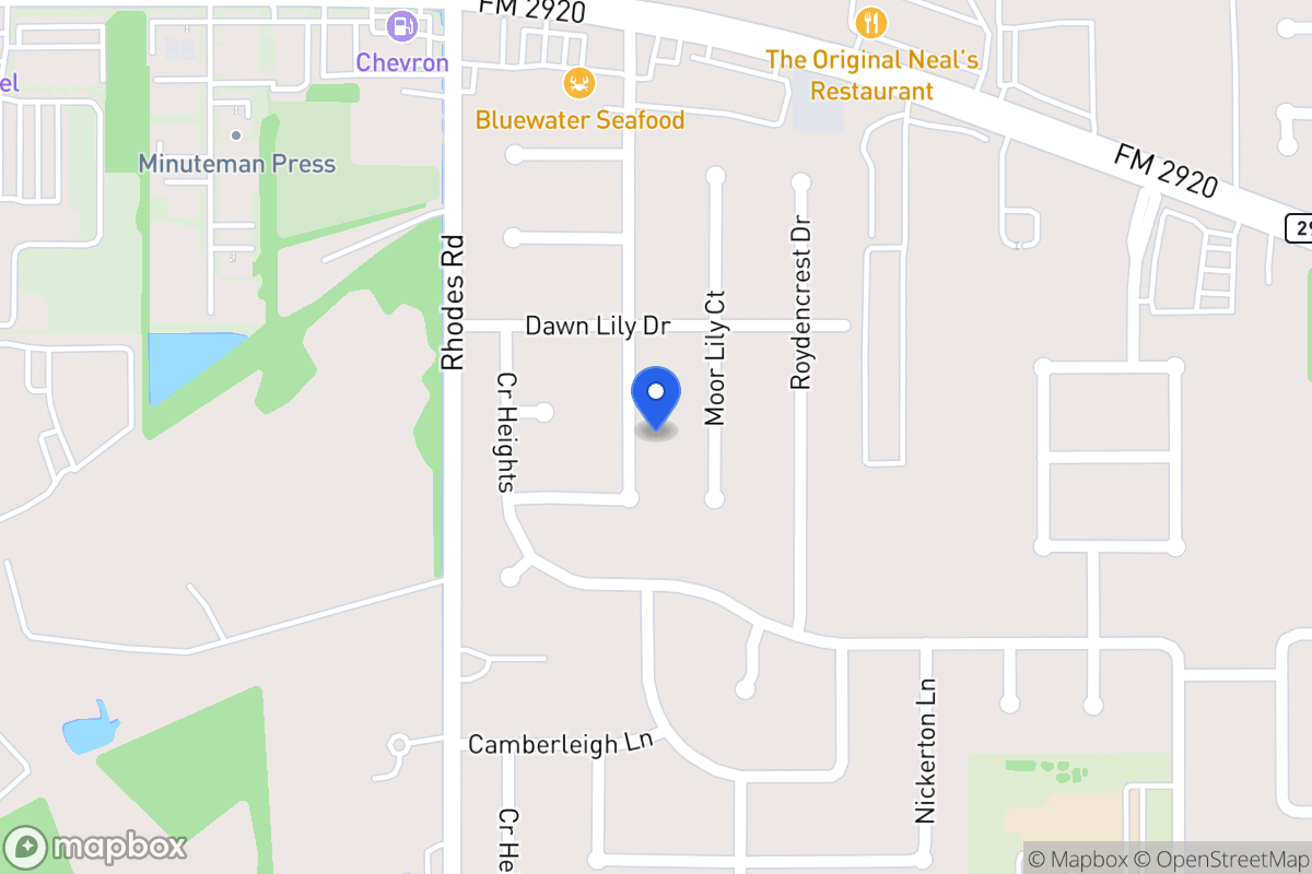 Map of 20918 Marcin Dr, Spring