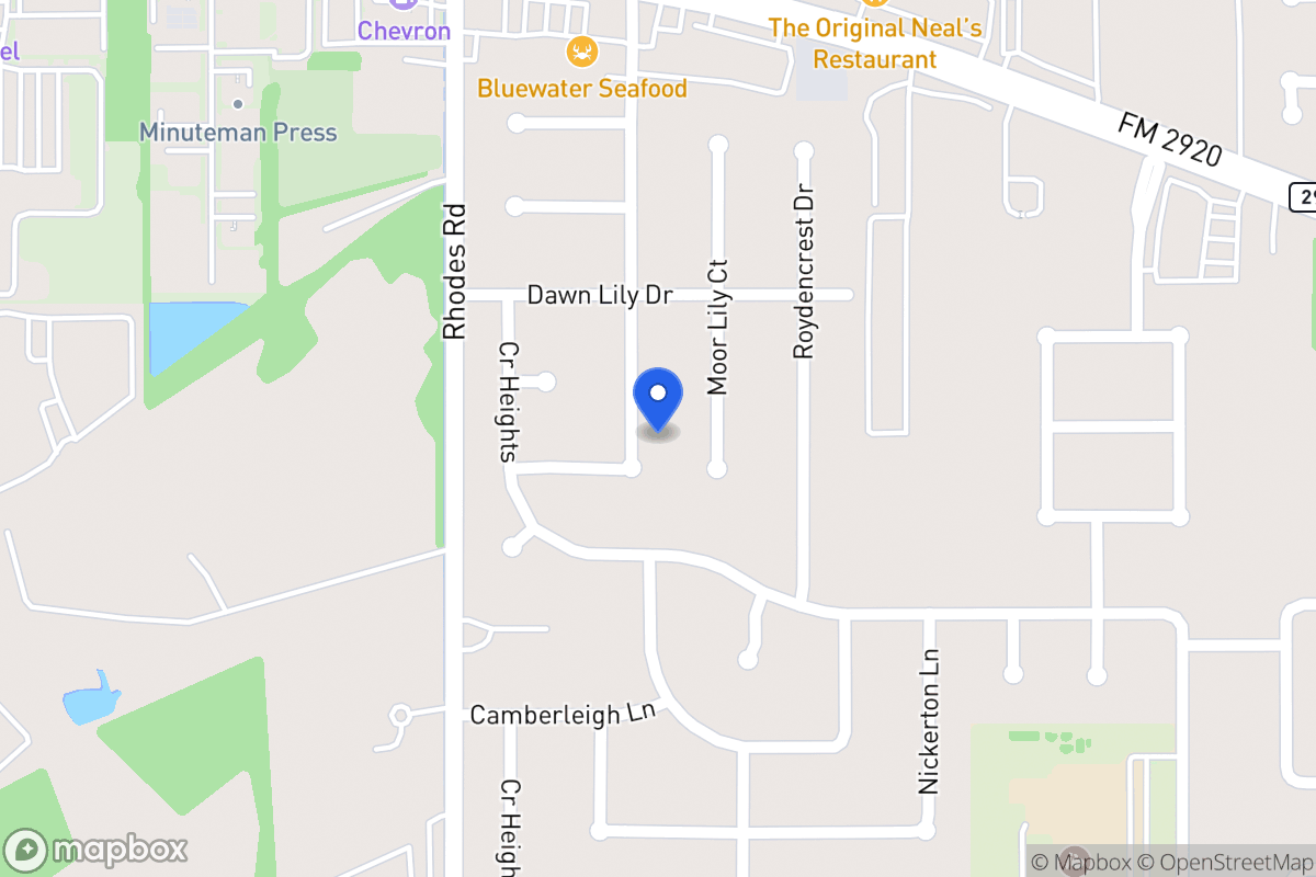 Map of 20914 Marcin Dr, Spring
