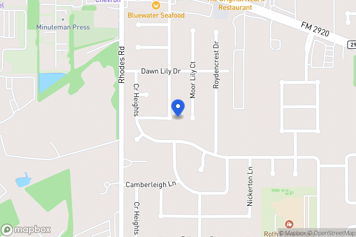 Map of 20910 Marcin Dr, Spring