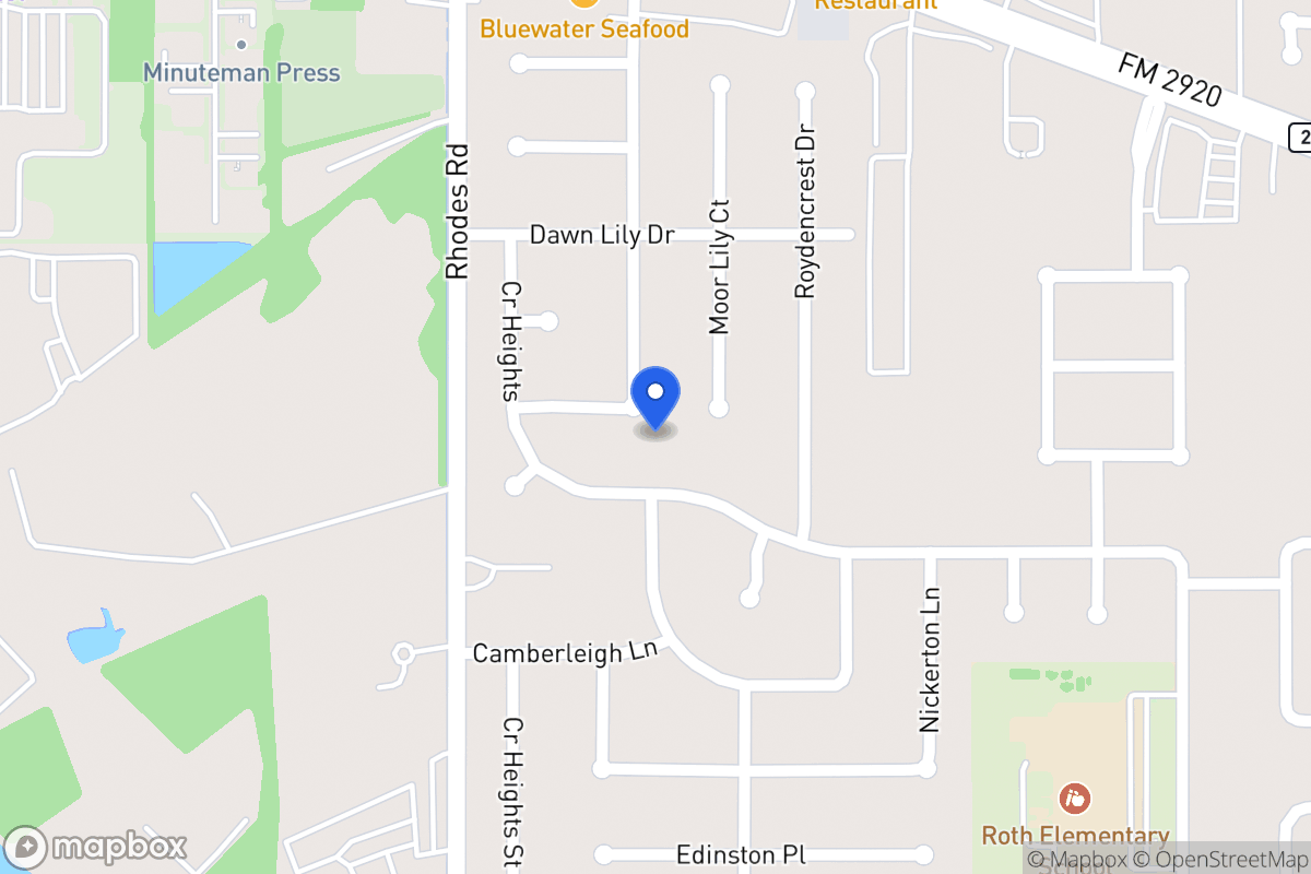 Map of 5003 Oaksedge Ln, Spring