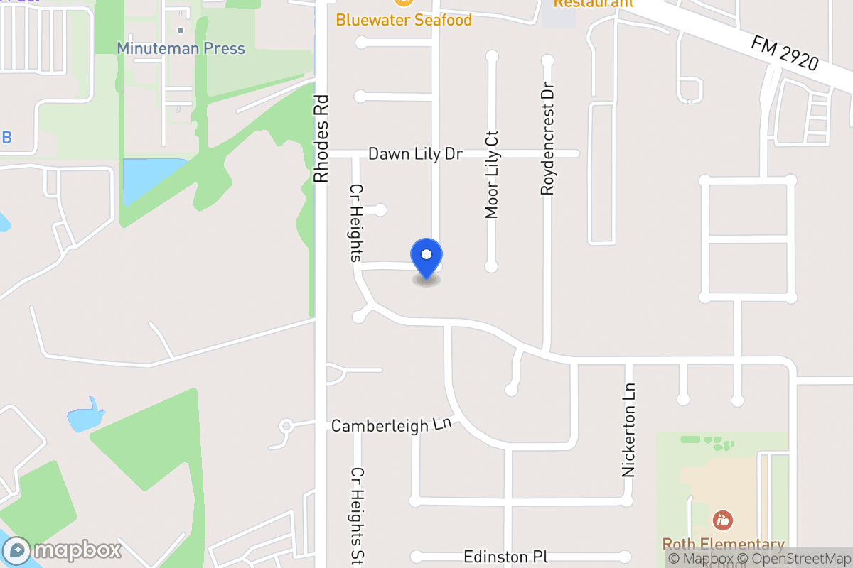 Map of 5007 Oaksedge Ln, Spring