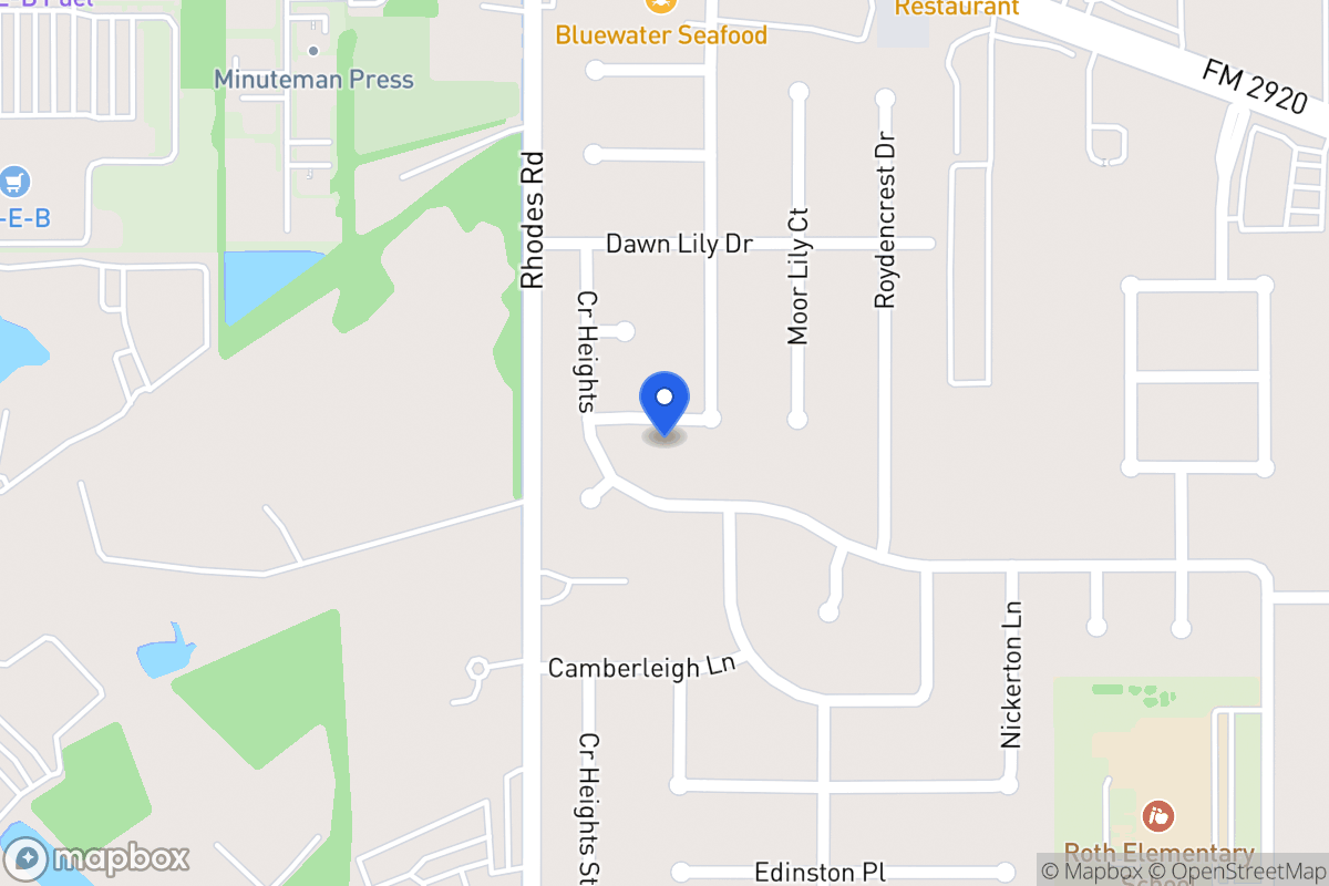 Map of 5011 Oaksedge Ln, Spring