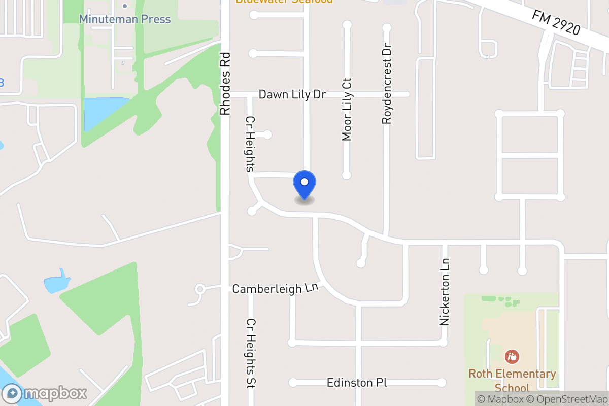 Map of 5006 Temple Bell Dr, Spring