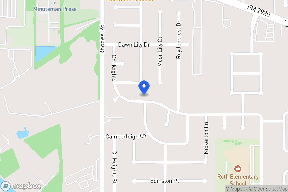 Map of 5002 Temple Bell Dr, Spring