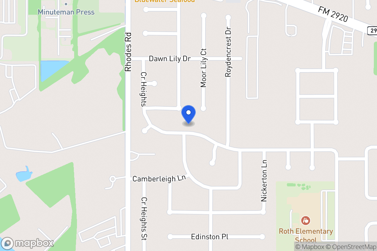 Map of 4926 Temple Bell Dr, Spring