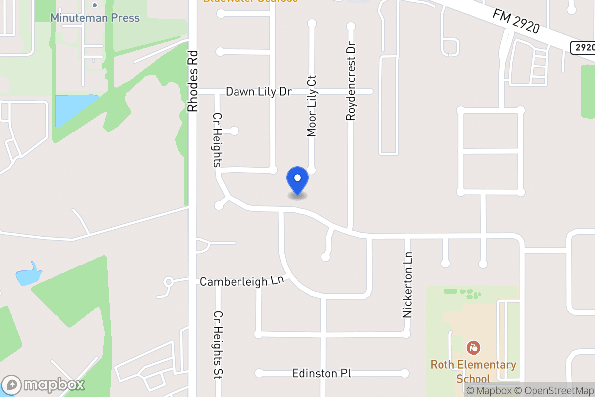 Map of 4922 Temple Bell Dr, Spring