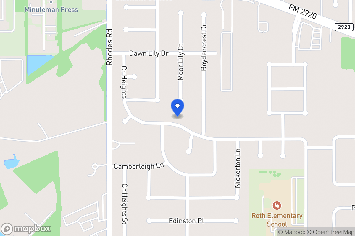 Map of 4918 Temple Bell Dr, Spring