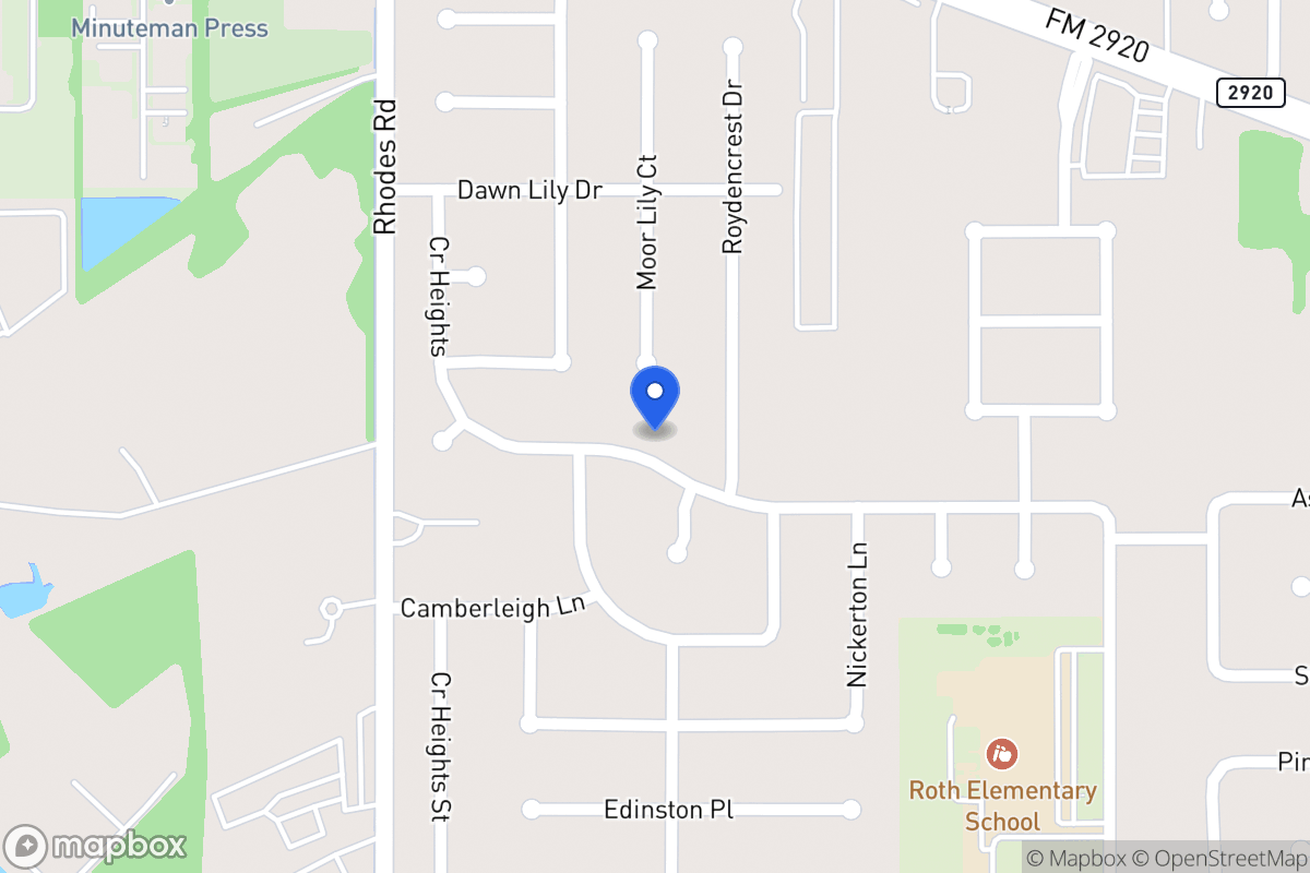 Map of 4914 Temple Bell Dr, Spring