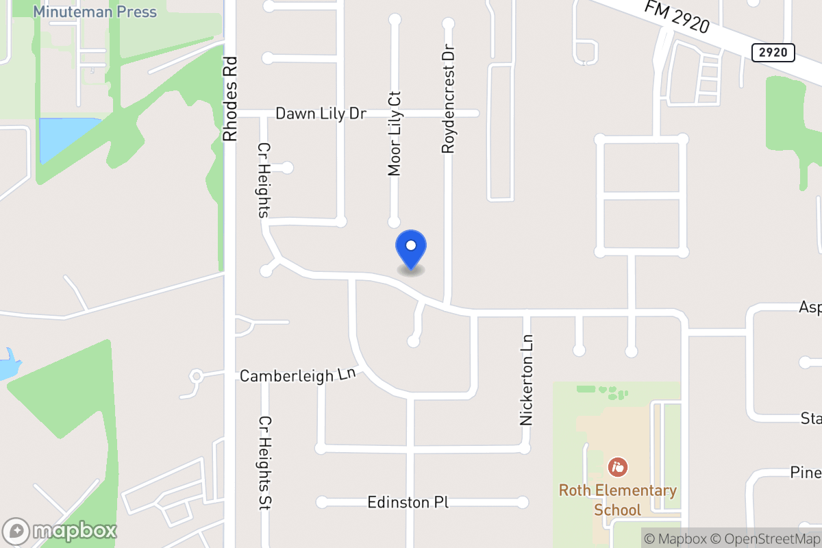 Map of 4910 Temple Bell Dr, Spring