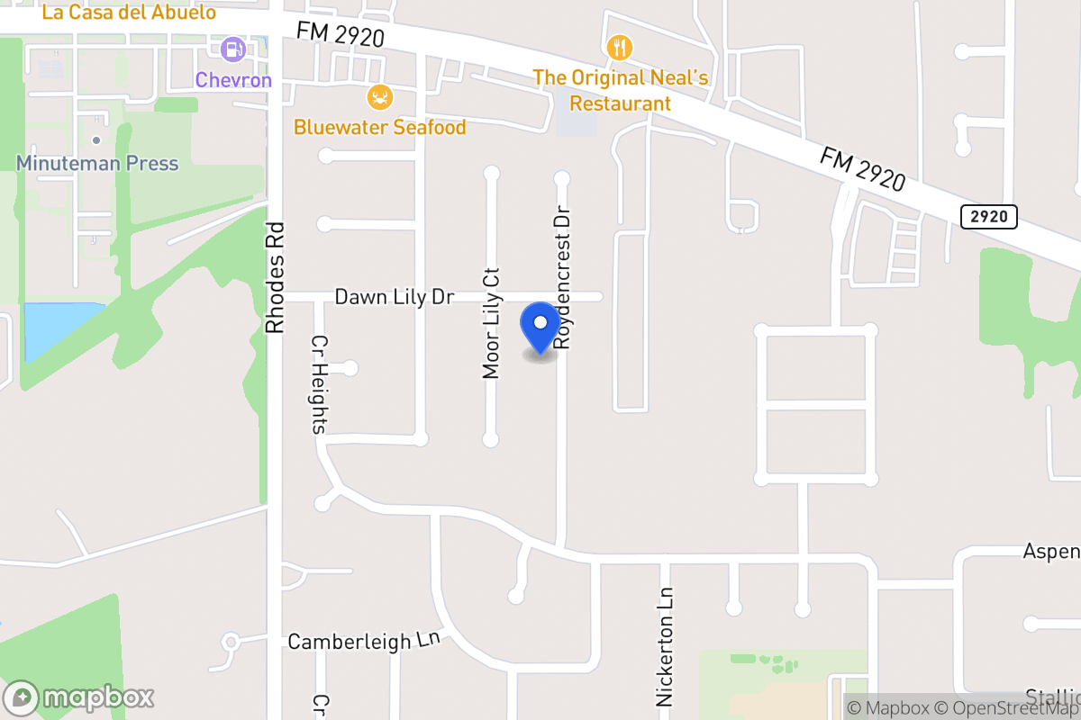 Map of 20911 Roydencrest Dr, Spring