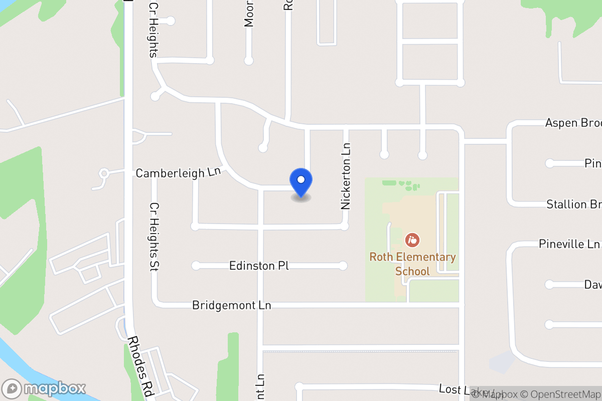 Map of 4807 Bridgeville Ln, Spring
