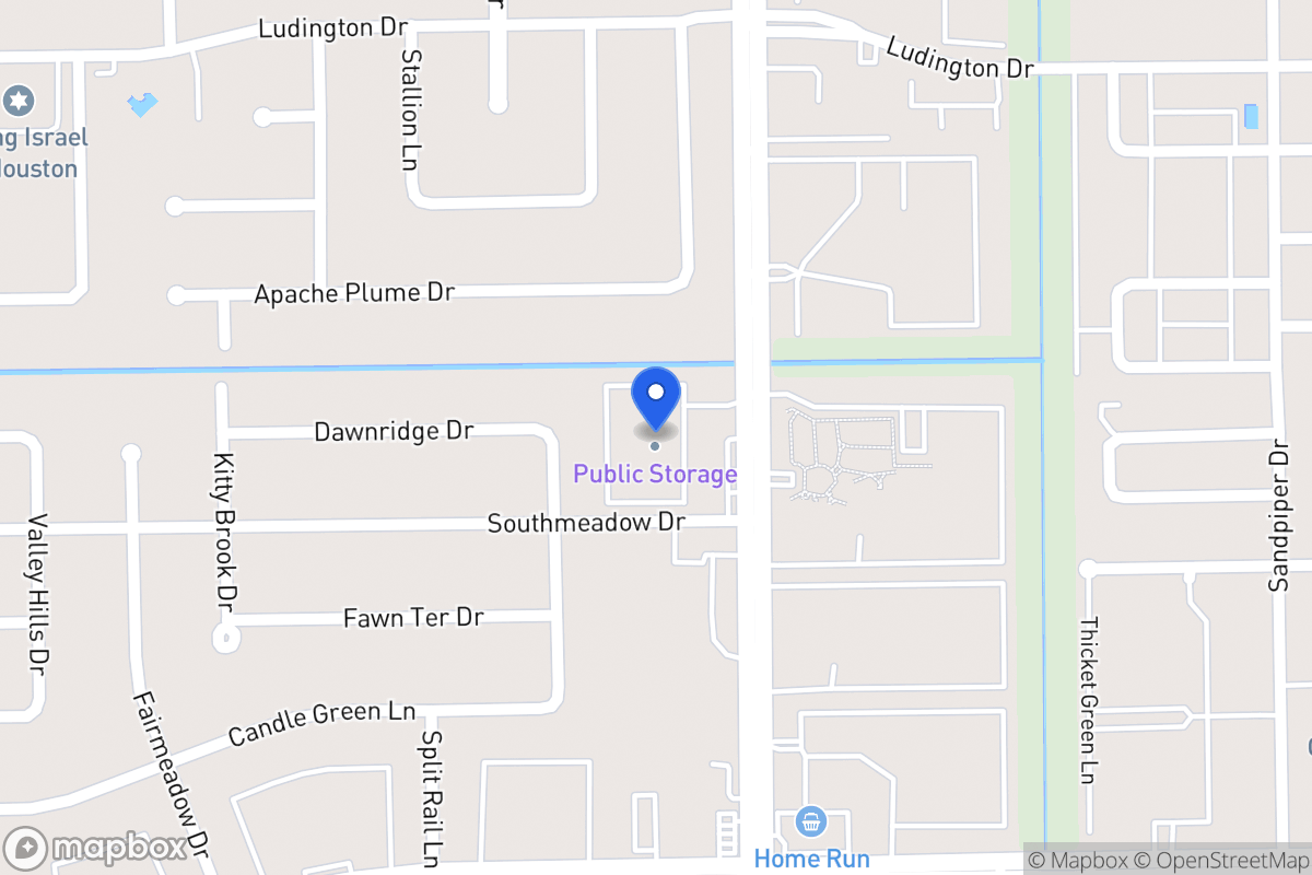 Map of 12090 Fondren Rd, Houston