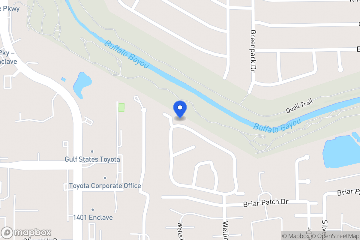 Map of 12876 Kingsbridge Ln, Houston