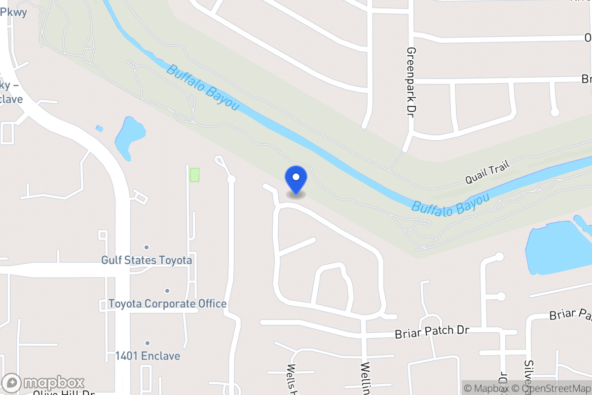 Map of 12874 Kingsbridge Ln, Houston