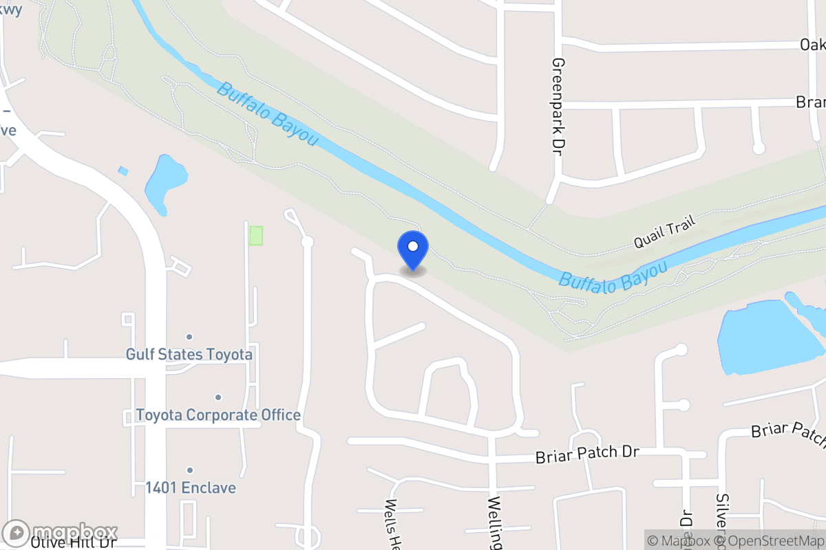 Map of 12870 Kingsbridge Ln, Houston