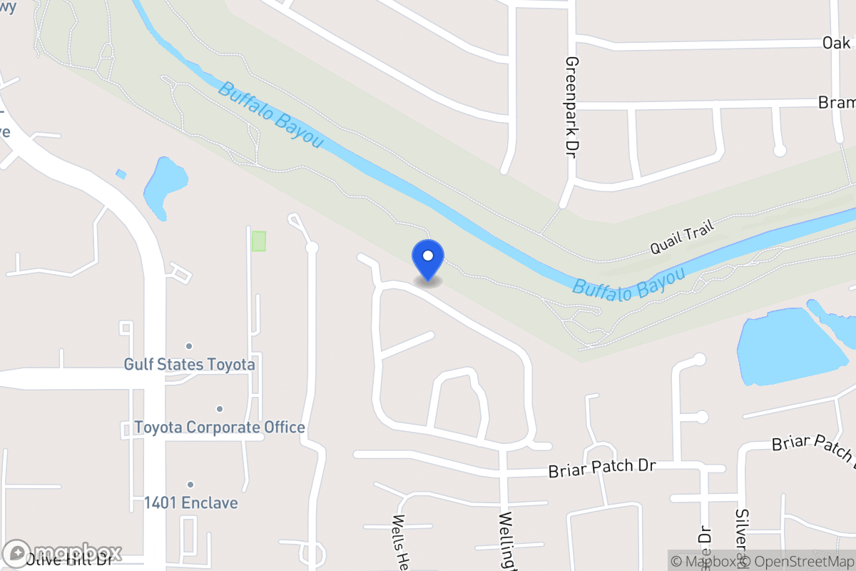 Map of 12868 Kingsbridge Ln, Houston