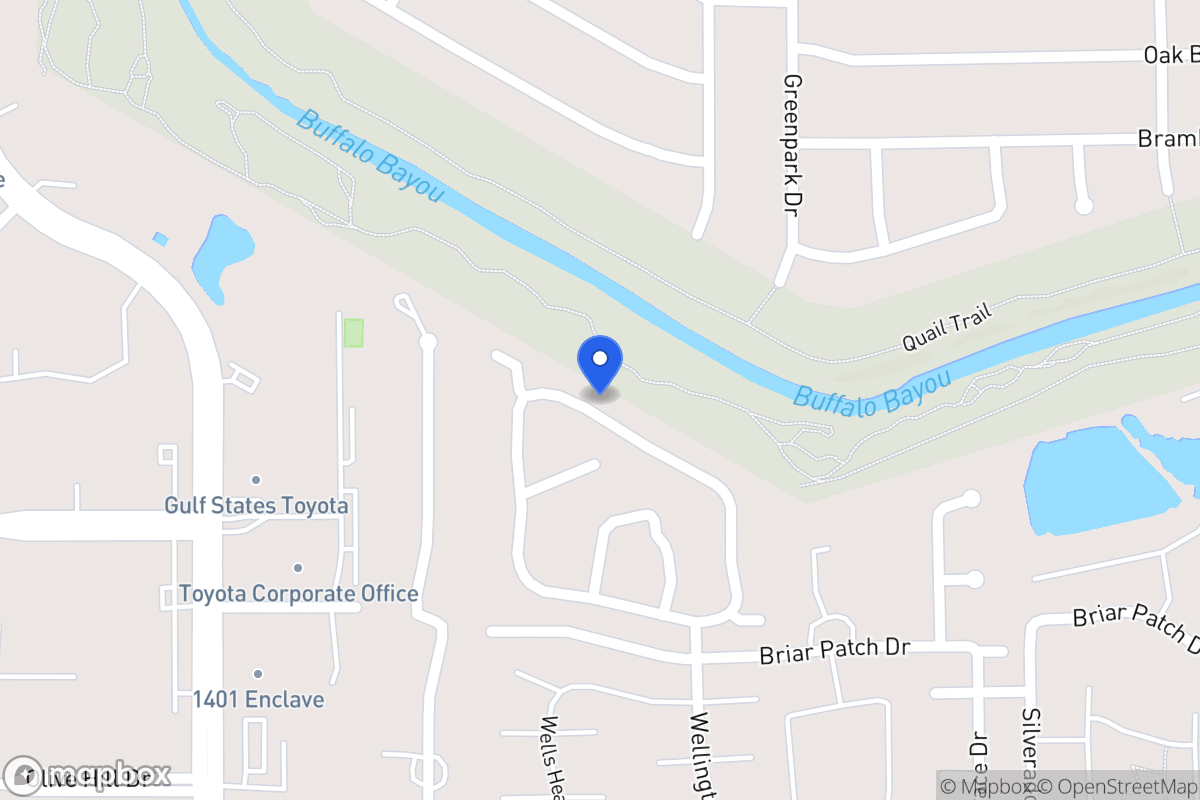 Map of 12866 Kingsbridge Ln, Houston