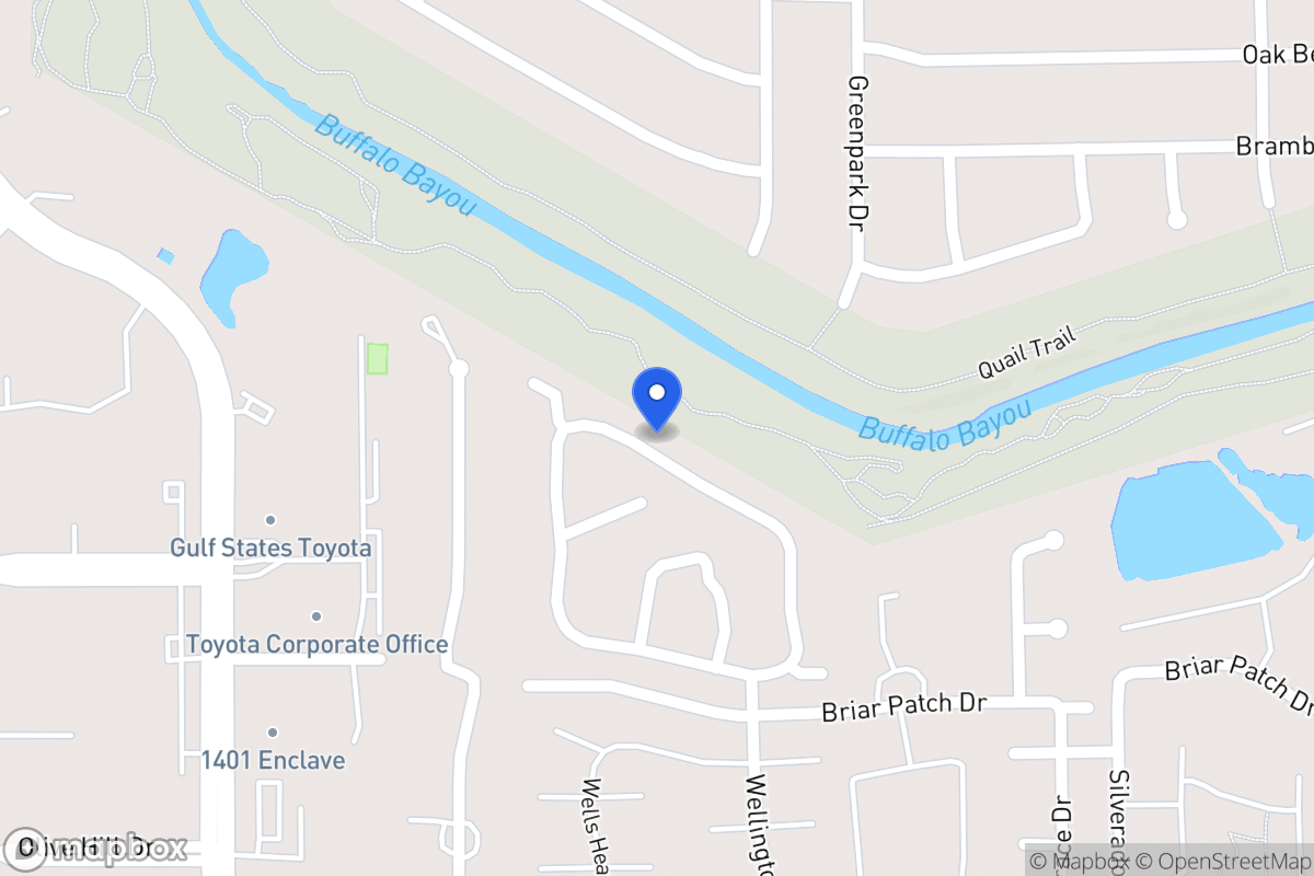 Map of 12864 Kingsbridge Ln, Houston