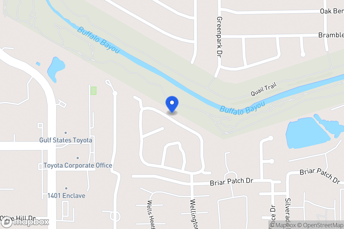 Map of 12860 Kingsbridge Ln, Houston