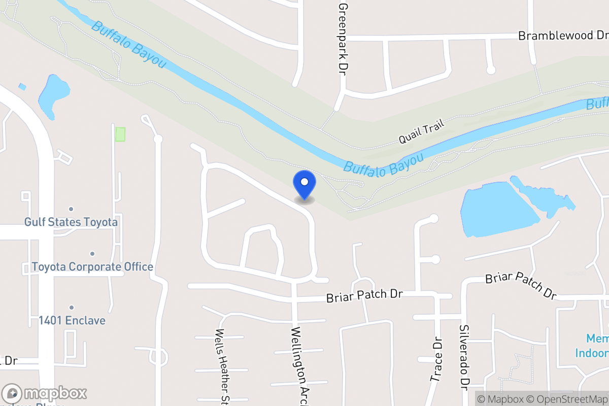 Map of 12840 Kingsbridge Ln, Houston