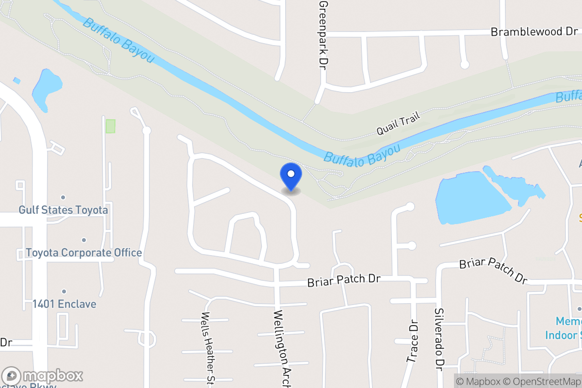 Map of 12838 Kingsbridge Ln, Houston