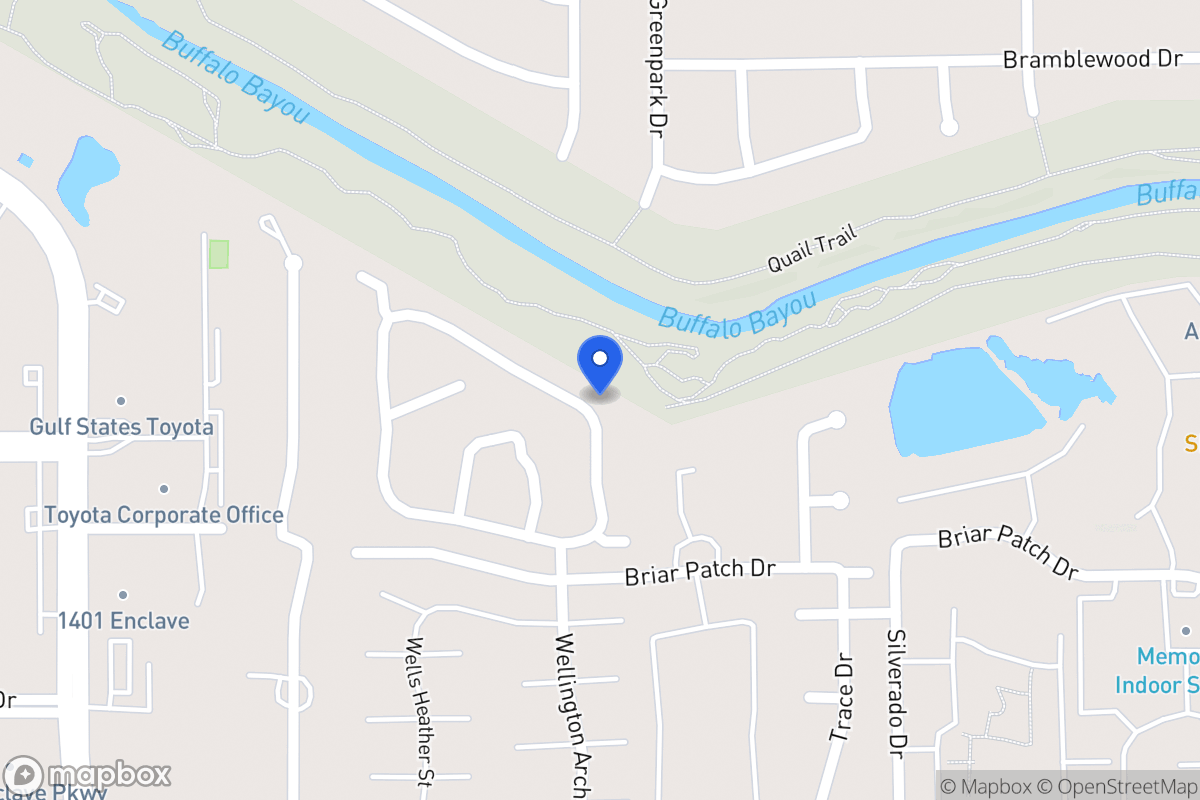 Map of 12836 Kingsbridge Ln, Houston