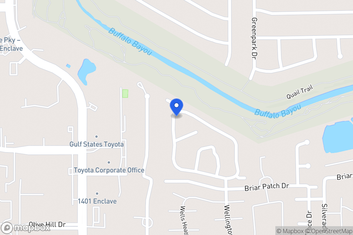 Map of 12879 Kingsbridge Ln, Houston