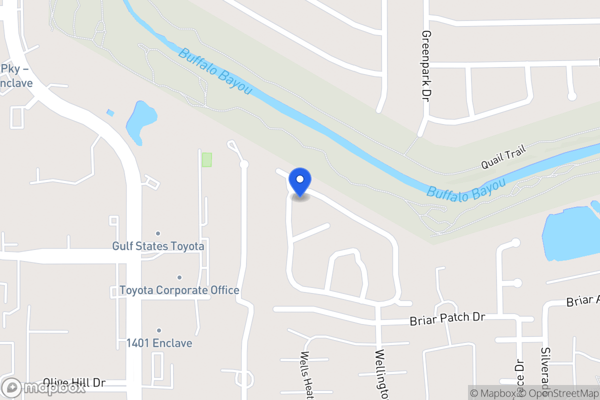 Map of 12877 Kingsbridge Ln, Houston