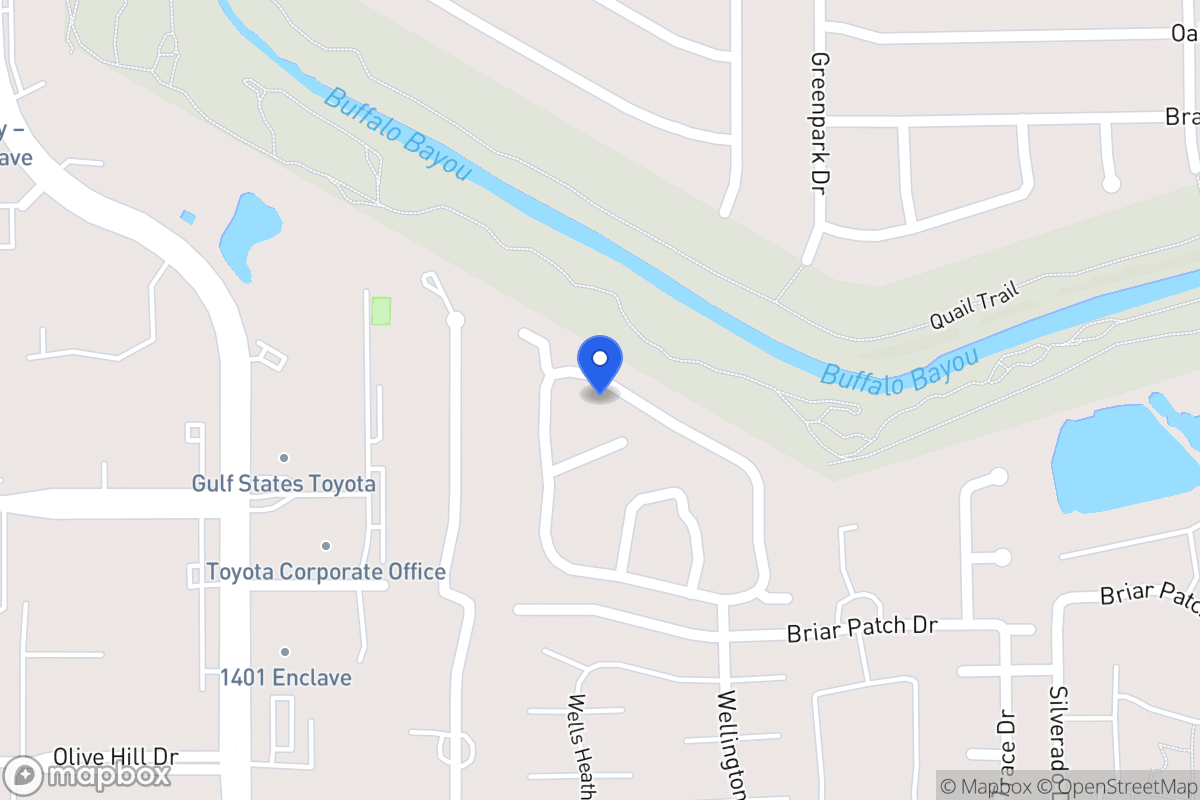 Map of 12869 Kingsbridge Ln, Houston