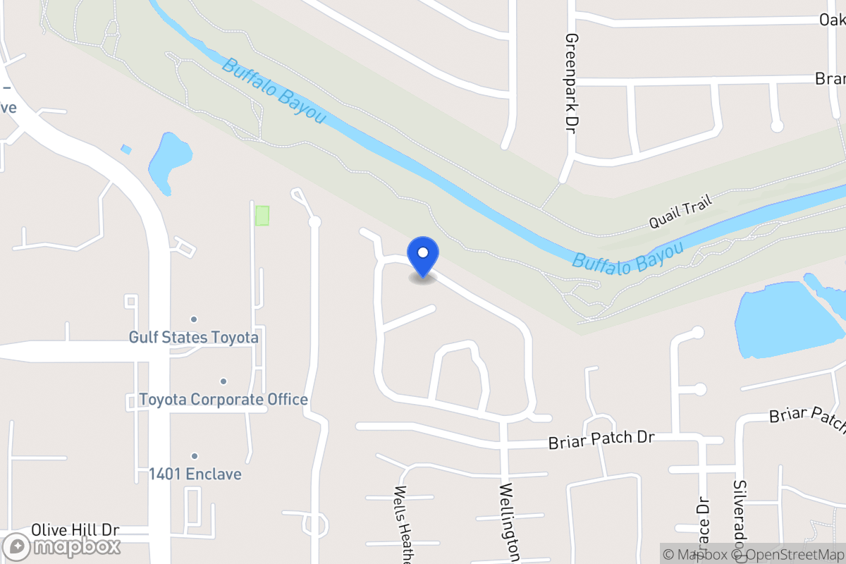 Map of 12867 Kingsbridge Ln, Houston