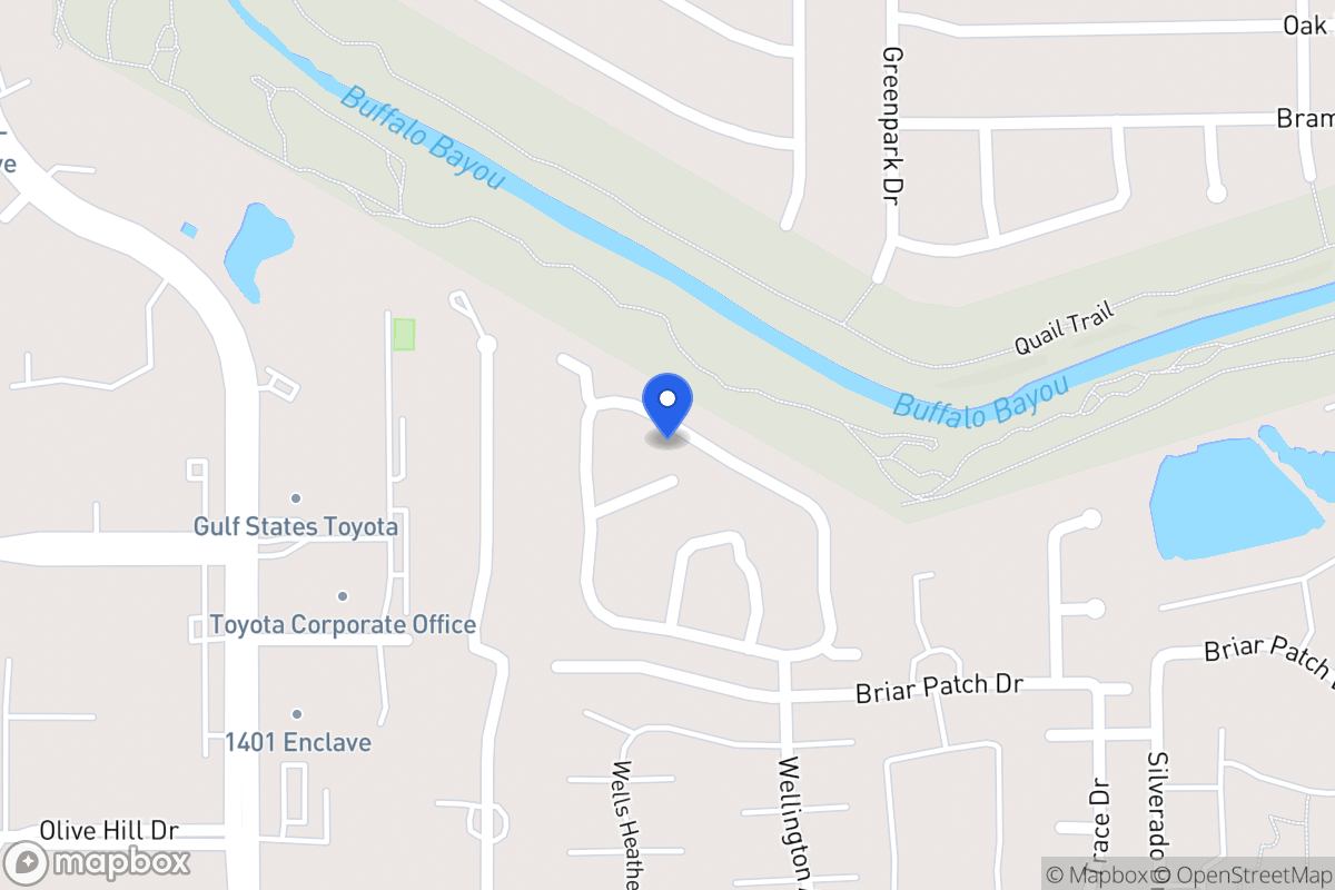 Map of 12865 Kingsbridge Ln, Houston