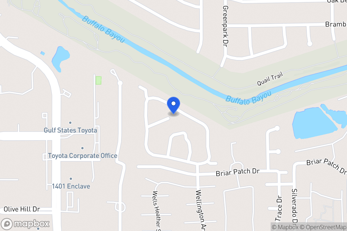 Map of 12859 Kingsbridge Ln, Houston
