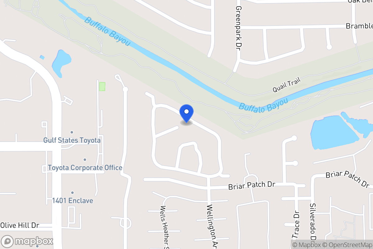 Map of 12857 Kingsbridge Ln, Houston