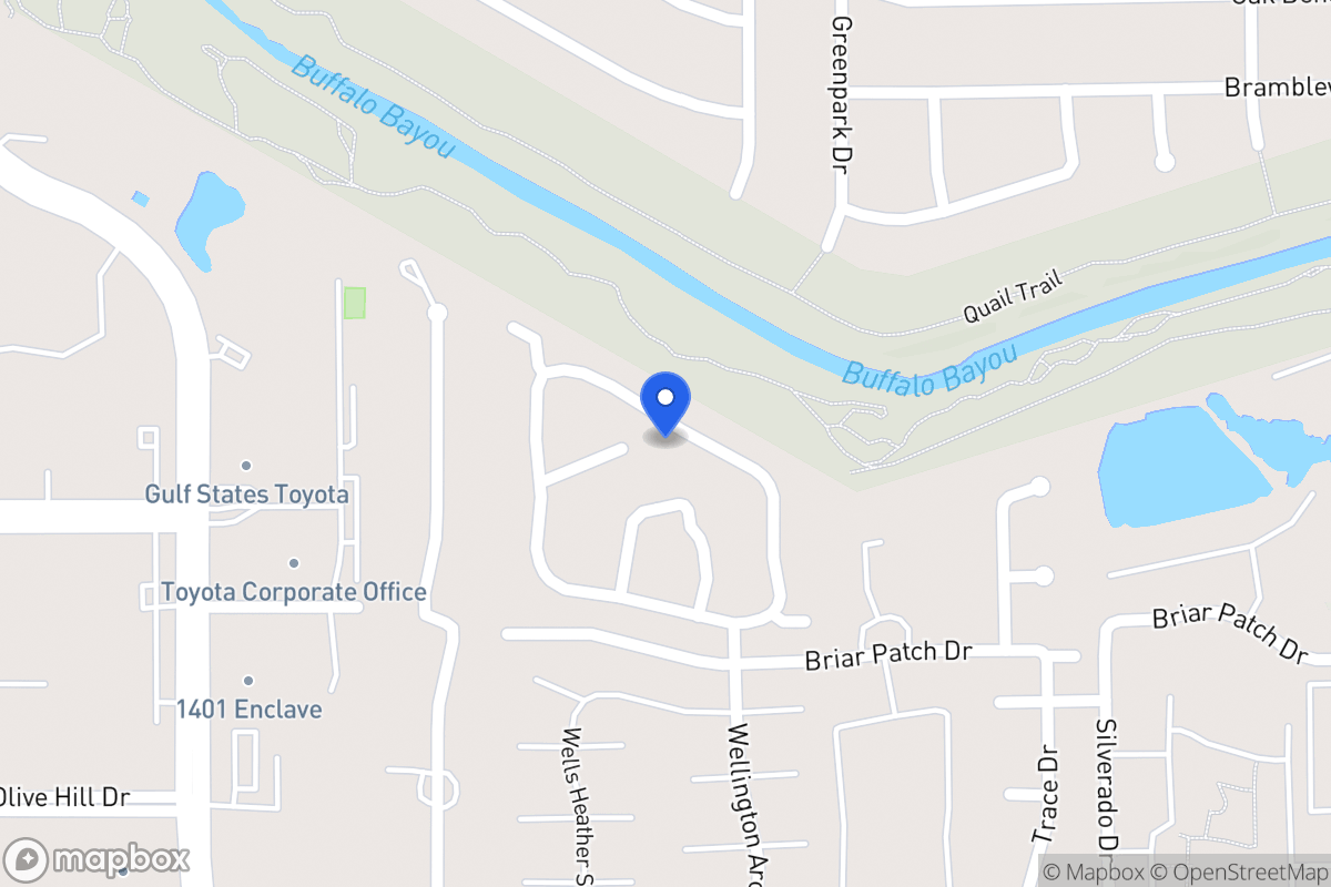Map of 12855 Kingsbridge Ln, Houston